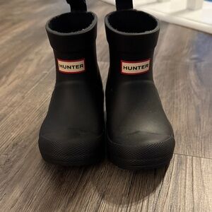 NWOT Hunter Kids Classic Black Rain Boots